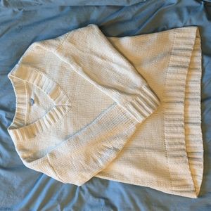 Aerie Cream High Low Sweater